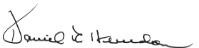Daniel Herndon's signature